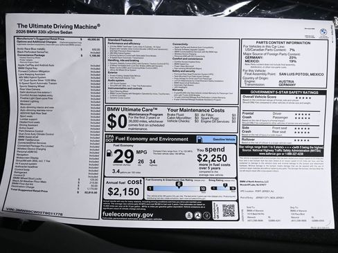 New 2026 BMW 330i xDrive Sedan w/ Convenience Package image 37