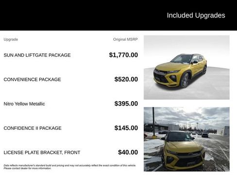 Used 2023 Chevrolet TrailBlazer RS w/ Sun and Liftgate Package image 7