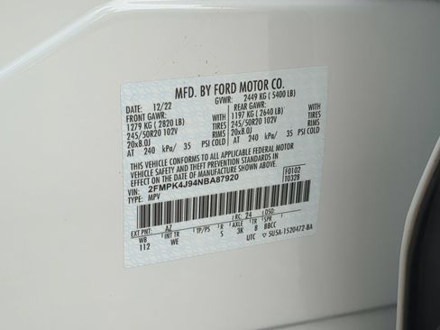 Certified 2022 Ford Edge ST-Line AWD/4WD image 72