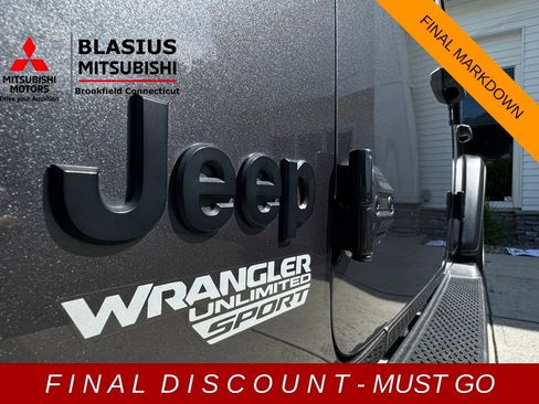 Used 2021 Jeep Wrangler Unlimited Sport w/ Sun And Sound Package image 35