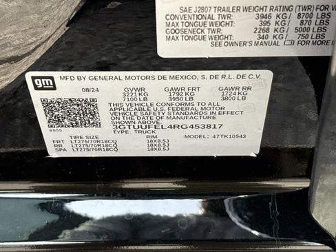 Used 2024 GMC Sierra 1500 AT4X AWD/4WD image 38