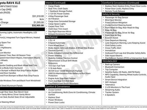 Certified 2025 Toyota RAV4 XLE FWD image 32