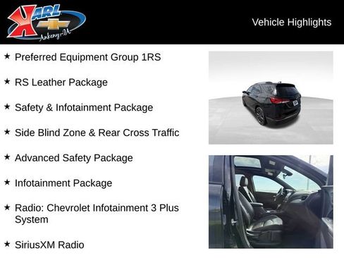 Certified 2023 Chevrolet Equinox RS w/ RS Leather Package AWD/4WD image 2