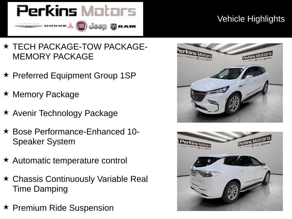 Used 2023 Buick Enclave Avenir w/ Avenir Technology Package AWD/4WD image 7