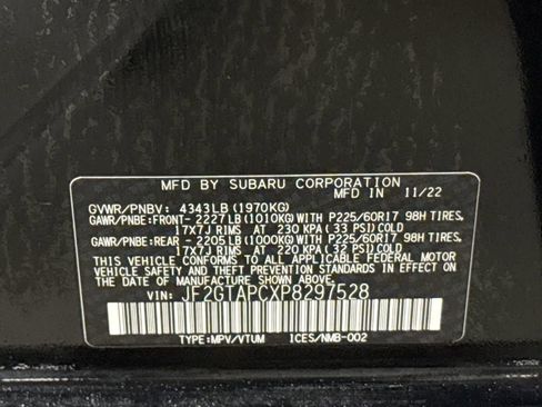 Certified 2023 Subaru Crosstrek 2.0i Premium image 31