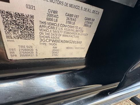 Used 2021 Chevrolet Silverado 1500 Custom image 33