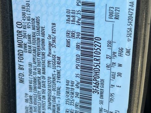 Used 2020 Ford Fusion SE w/ Equipment Group 151A image 23