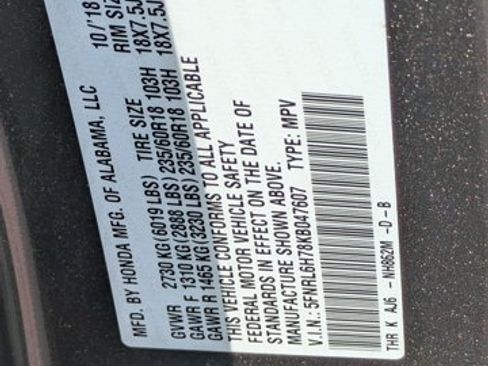 Used 2019 Honda Odyssey EX-L image 16