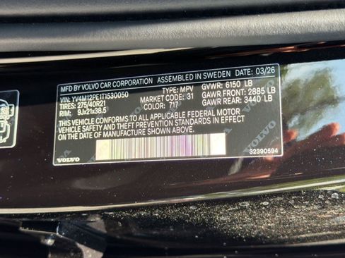 New 2026 Volvo XC90 B5 Plus w/ Protection Package AWD/4WD image 18