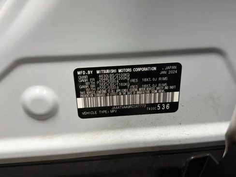 Used 2024 Mitsubishi Eclipse Cross LE AWD/4WD image 24