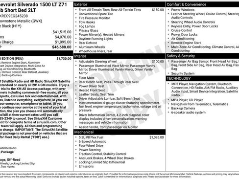 Used 2014 Chevrolet Silverado 1500 LT w/ All Star Edition AWD/4WD image 11