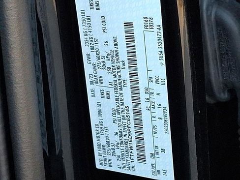 Certified 2023 Ford F150 Platinum w/ Equipment Group 701A High image 28