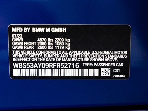 Certified 2024 BMW M3 w/ Executive Package RWD image 42