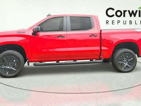 Used 2025 Chevrolet Silverado 1500 Custom Trail Boss w/ Turbomax Blackout Package AWD/4WD image 4