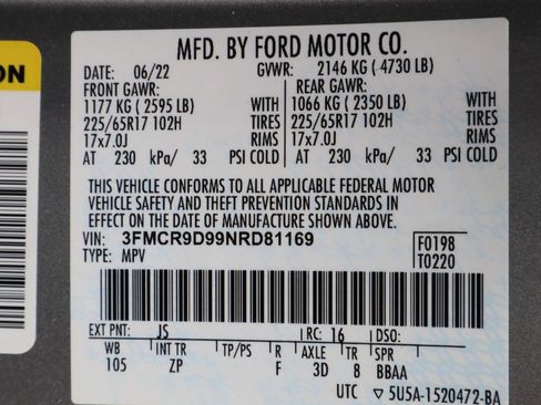 Used 2022 Ford Bronco Sport Badlands w/ Premium Package AWD/4WD image 32