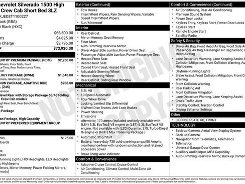 Used 2026 Chevrolet Silverado 1500 High Country w/ High Country Premium Package AWD/4WD image 13