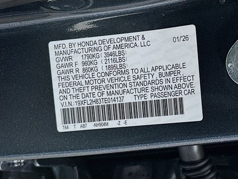 Used 2026 Honda Civic Sport image 29