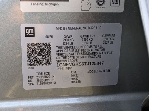 New 2026 Chevrolet Traverse LT w/ Sun and Wheel Package image 35