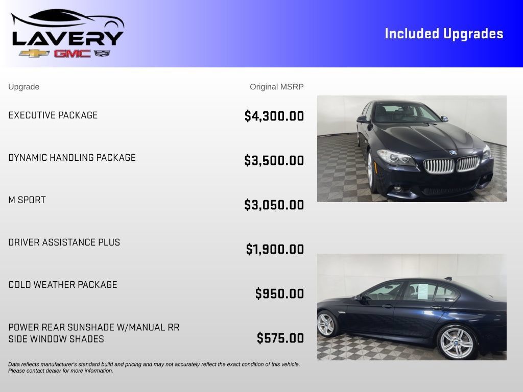 Used 2014 BMW 550i xDrive Sedan AWD/4WD image 7