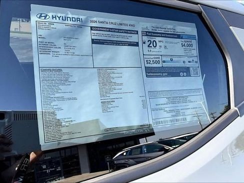 New 2026 Hyundai Santa Cruz Limited AWD/4WD image 16