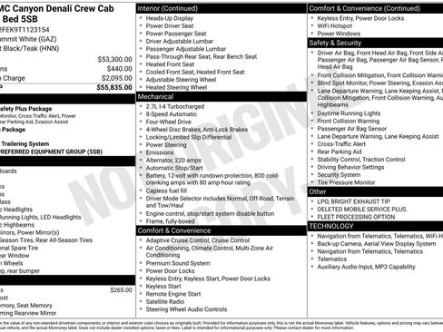 Used 2026 GMC Canyon Denali AWD/4WD image 4