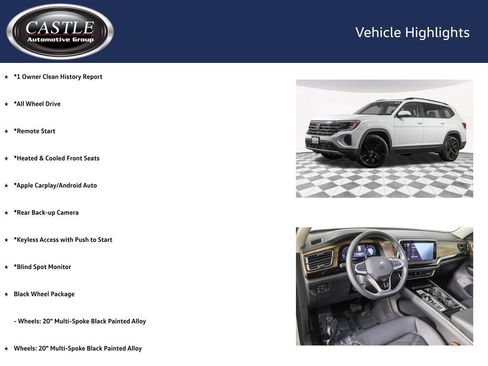 Used 2024 Volkswagen Atlas SE w/ Black Wheel Package image 4