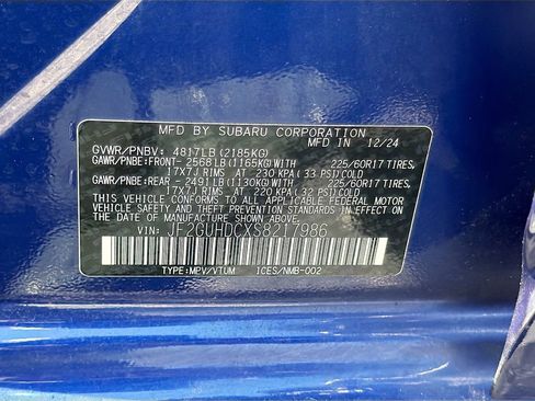 Used 2025 Subaru Crosstrek 2.0i Premium AWD/4WD image 29