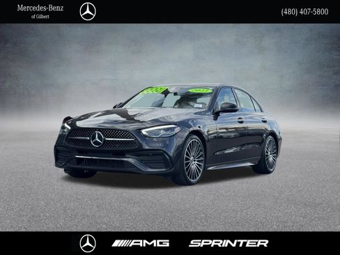 Certified 2023 Mercedes-Benz C 300 Sedan w/ AMG Line w/ Night Package image 1
