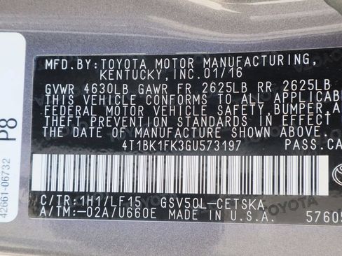Used 2016 Toyota Camry XSE w/ Advanced Technology Package FWD image 32