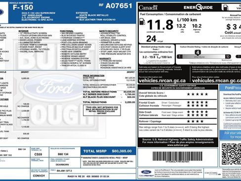 Used 2024 Ford F150 XLT w/ Equipment Group 303A High AWD/4WD image 9