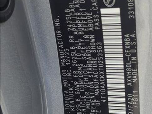 Certified 2026 Toyota Camry LE image 27