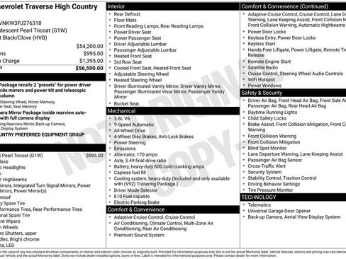 Used 2023 Chevrolet Traverse High Country image 46