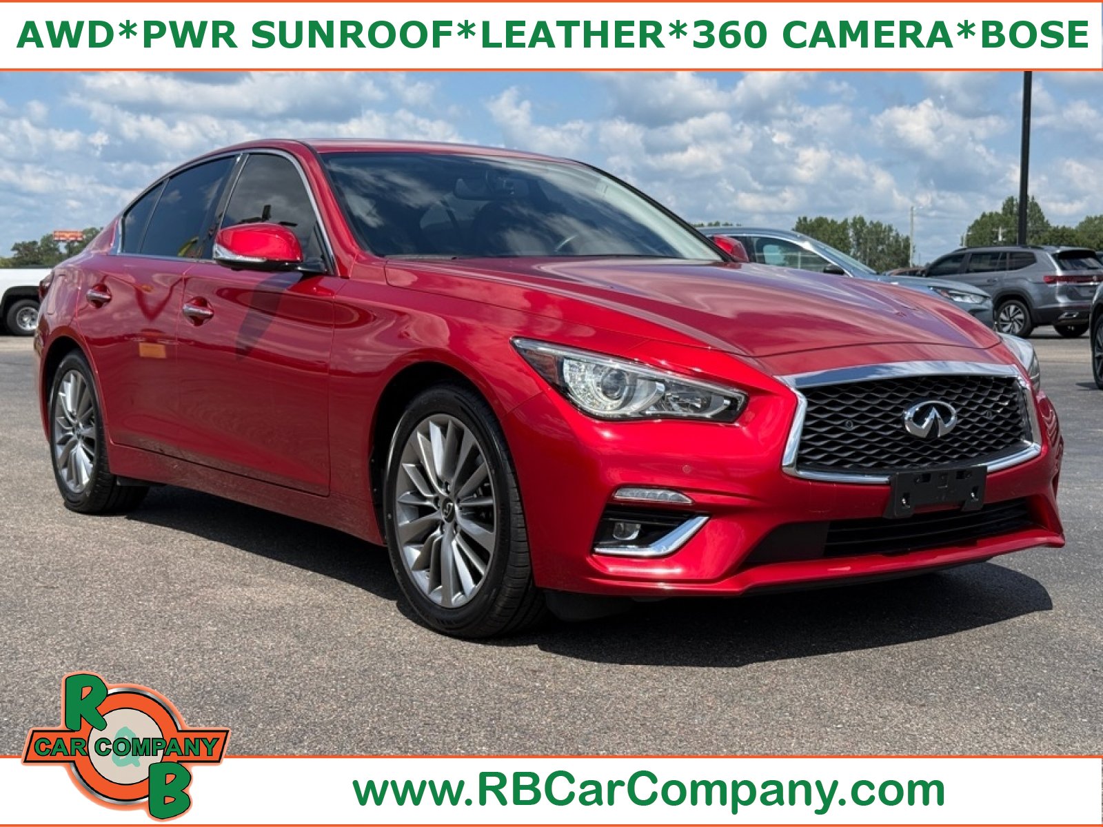 Used 2023 INFINITI Q50 Luxe AWD/4WD image 1