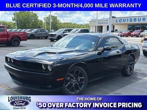Used 2021 Dodge Challenger SXT w/ Blacktop Package RWD image 1