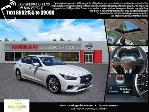 Used 2023 INFINITI Q50 Luxe w/ Cargo Package AWD/4WD image 1