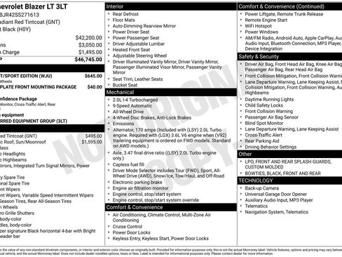 New 2025 Chevrolet Blazer LT w/ Midnight/Sport Edition image 4