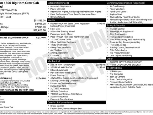 Used 2025 RAM 1500 Big Horn image 3