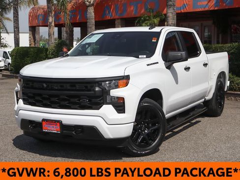 Used 2023 Chevrolet Silverado 1500 Custom w/ LPO, Dark Essentials Package RWD image 4