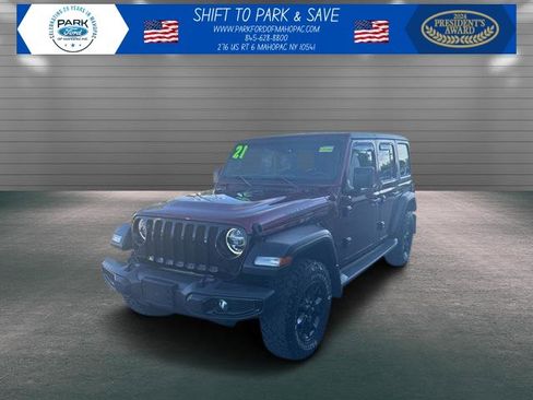 Used 2021 Jeep Wrangler Unlimited Sport image 1
