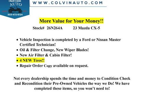 Used 2023 MAZDA CX-5 AWD 2.5 S w/ Premium Plus Pkg image 6
