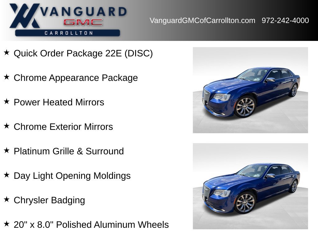 Used 2019 Chrysler 300 Touring w/ Chrome Appearance Package RWD image 2