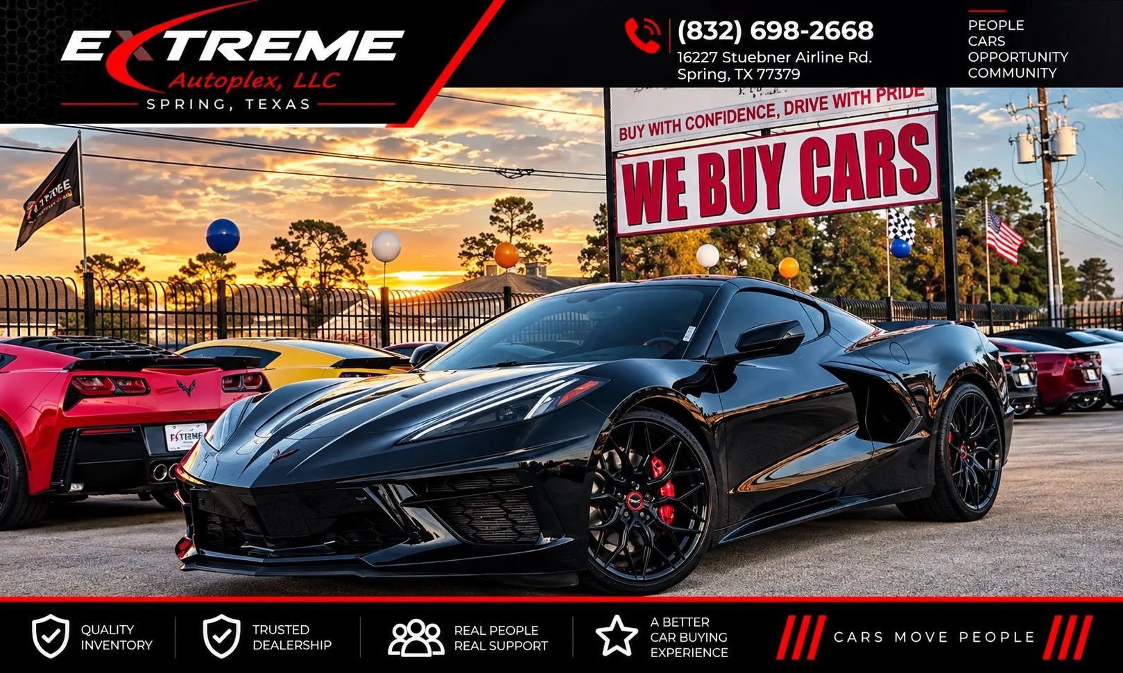 Used 2020 Chevrolet Corvette Stingray Preferred Cpe w/ 2LT Preferred Equipment Group RWD image 1