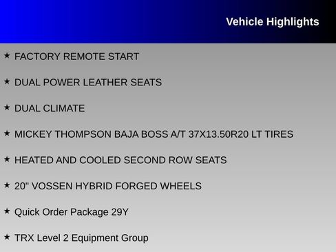 Used 2021 RAM 1500 TRX w/ TRX Level 2 Equipment Group AWD/4WD image 16