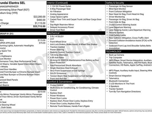Certified 2023 Hyundai Elantra SEL FWD image 27