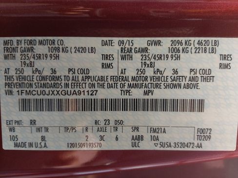 Used 2016 Ford Escape Titanium w/ Equipment Group 301A image 33