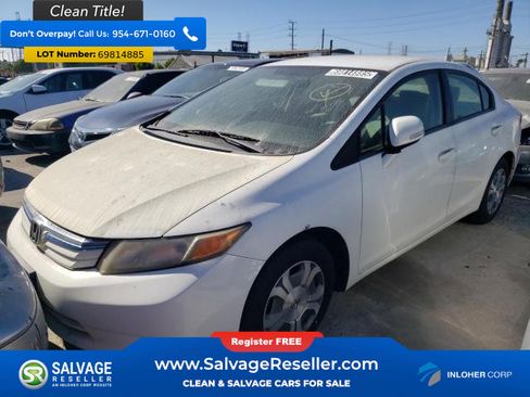 Used 2012 Honda Civic Hybrid Sedan image 1