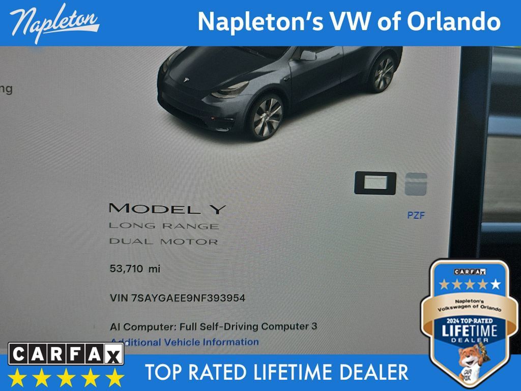 Used 2022 Tesla Model Y Long Range AWD/4WD image 23