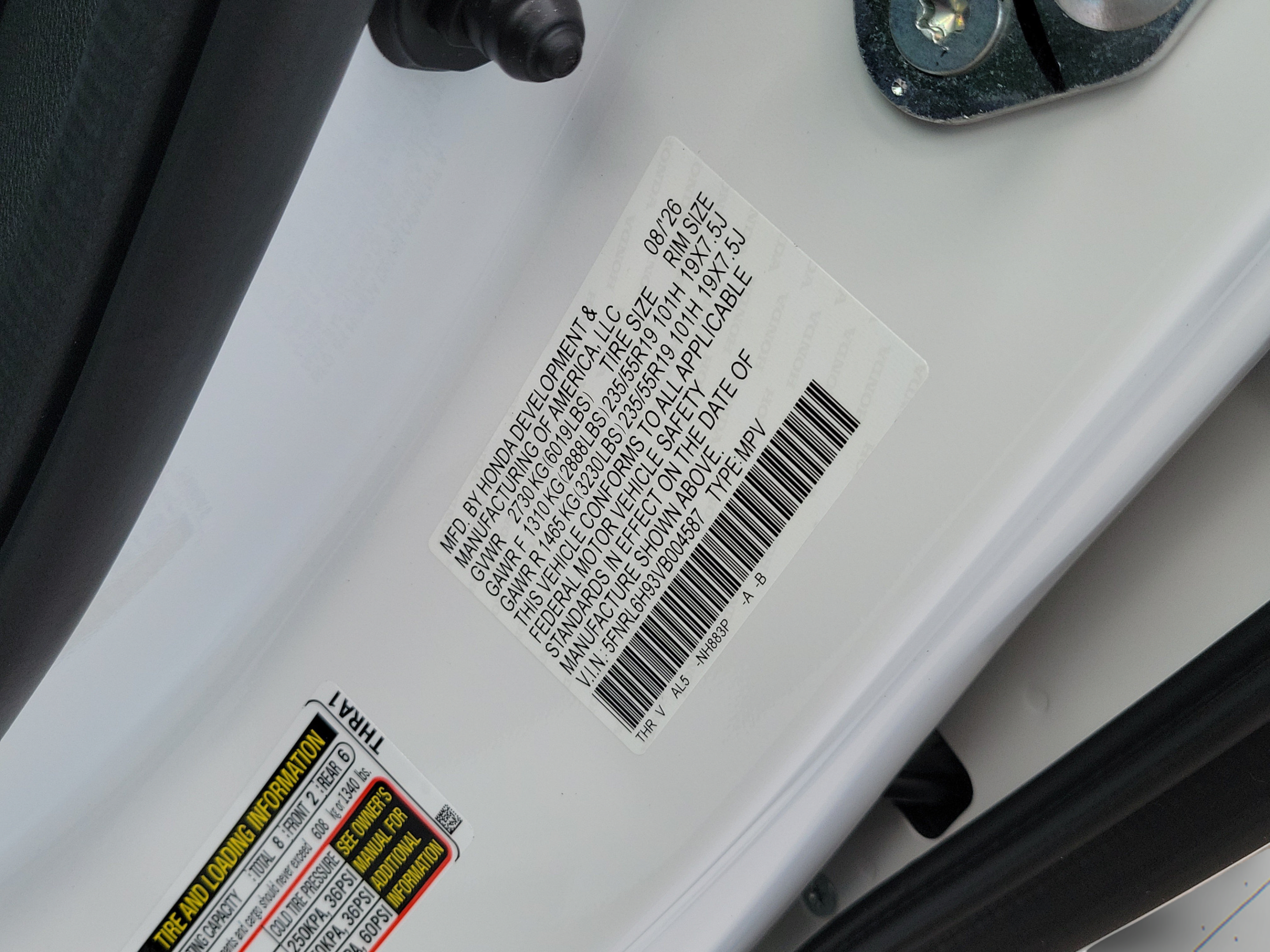 New 2027 Honda Odyssey Elite image 34