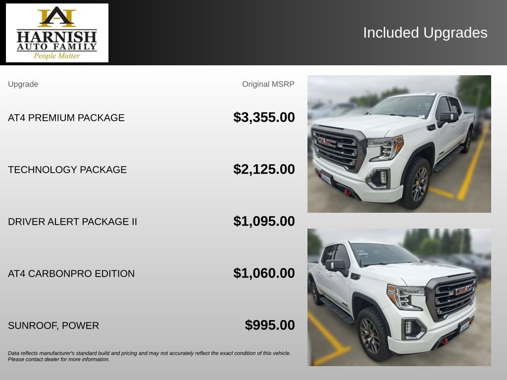 Used 2020 GMC Sierra 1500 AT4 w/ AT4 Premium Package AWD/4WD image 5