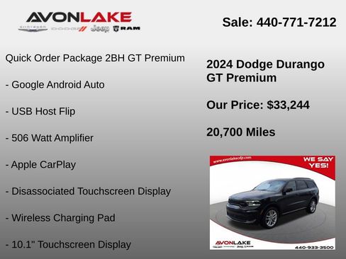 Used 2024 Dodge Durango GT image 36